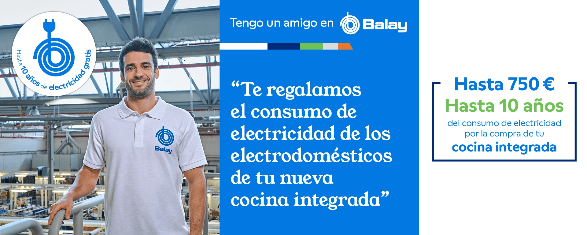 Balay te regala hasta 10 años del consumo de tu cocina integrada