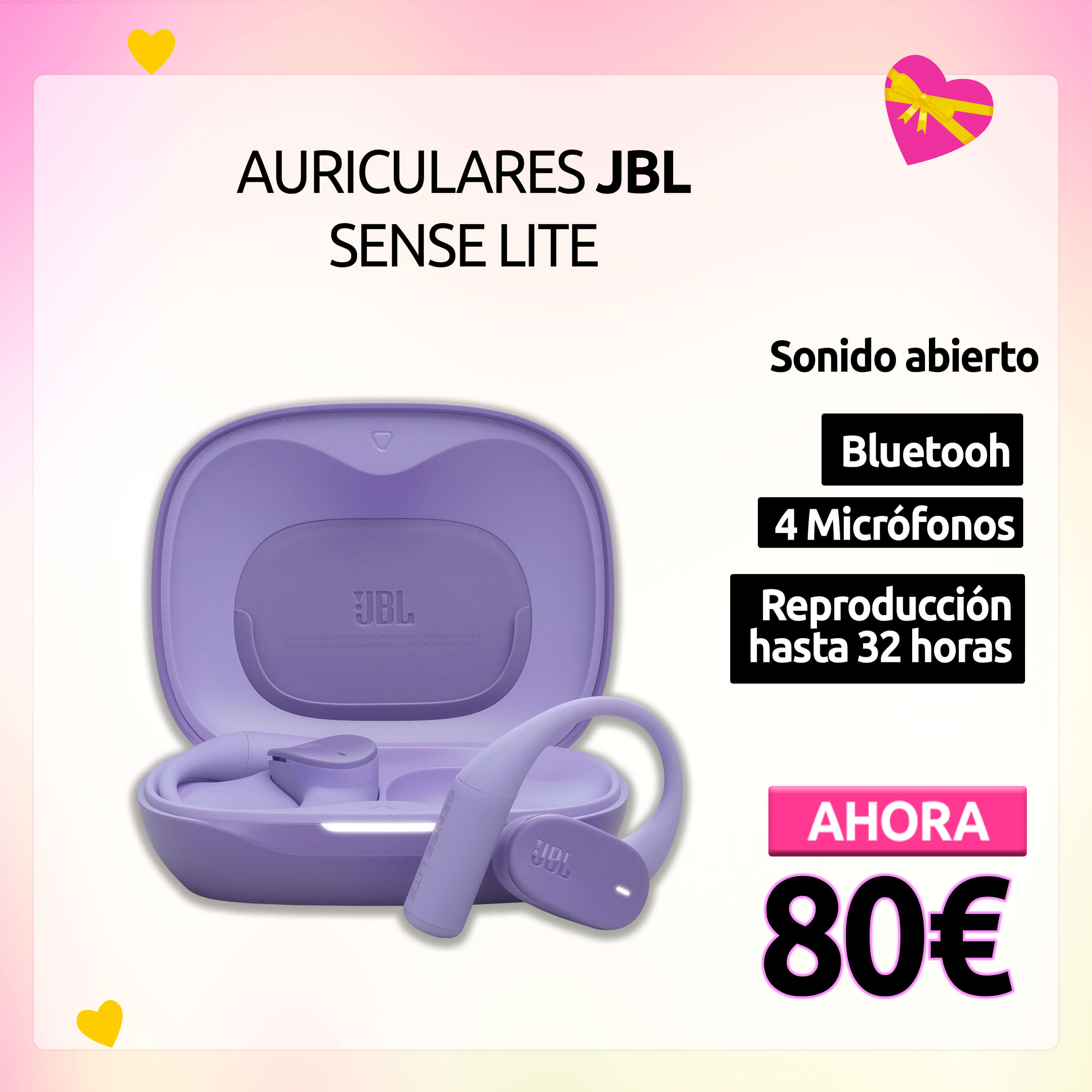 Auriculares Bluetooth día de la madre