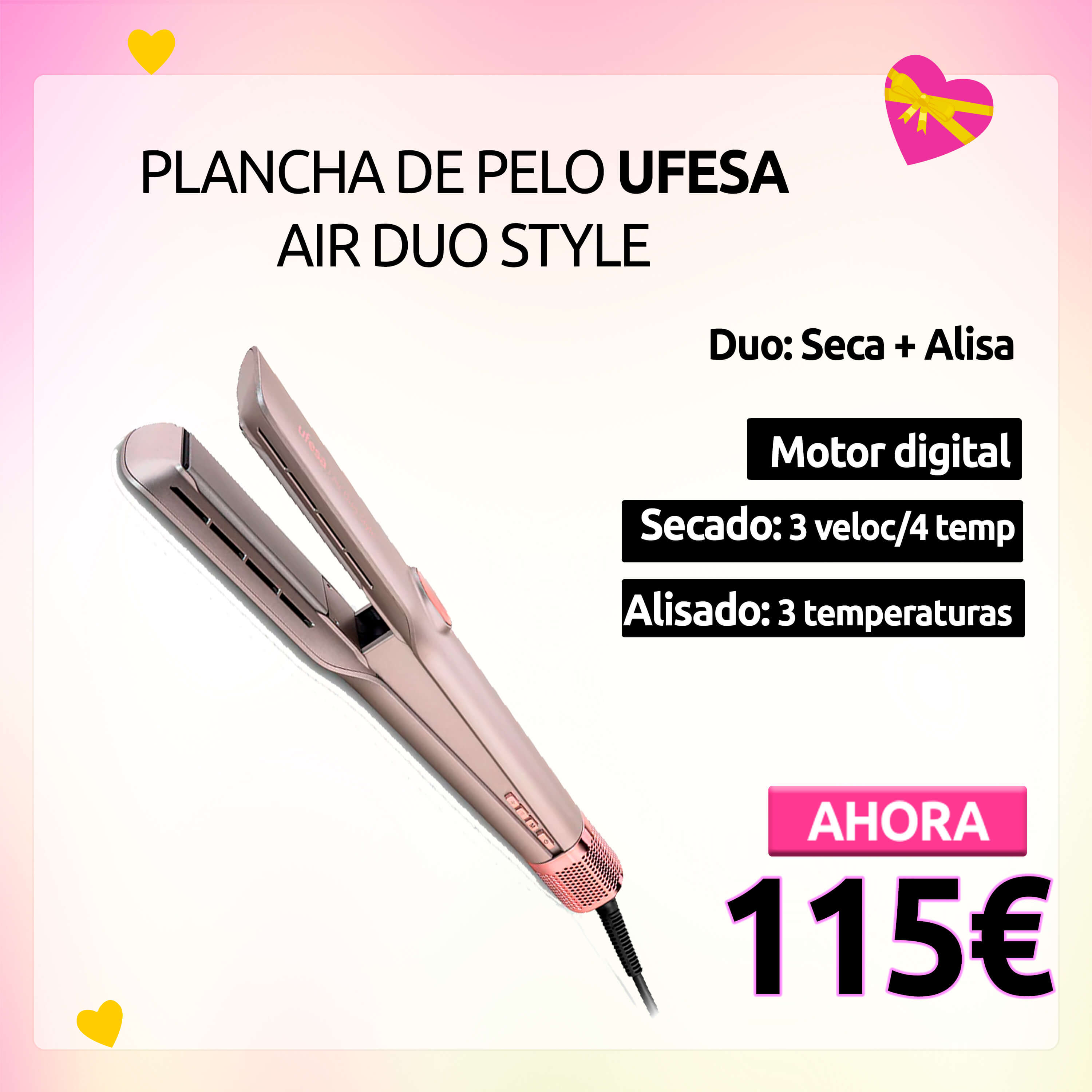 Plancha de pelo Ufesa
