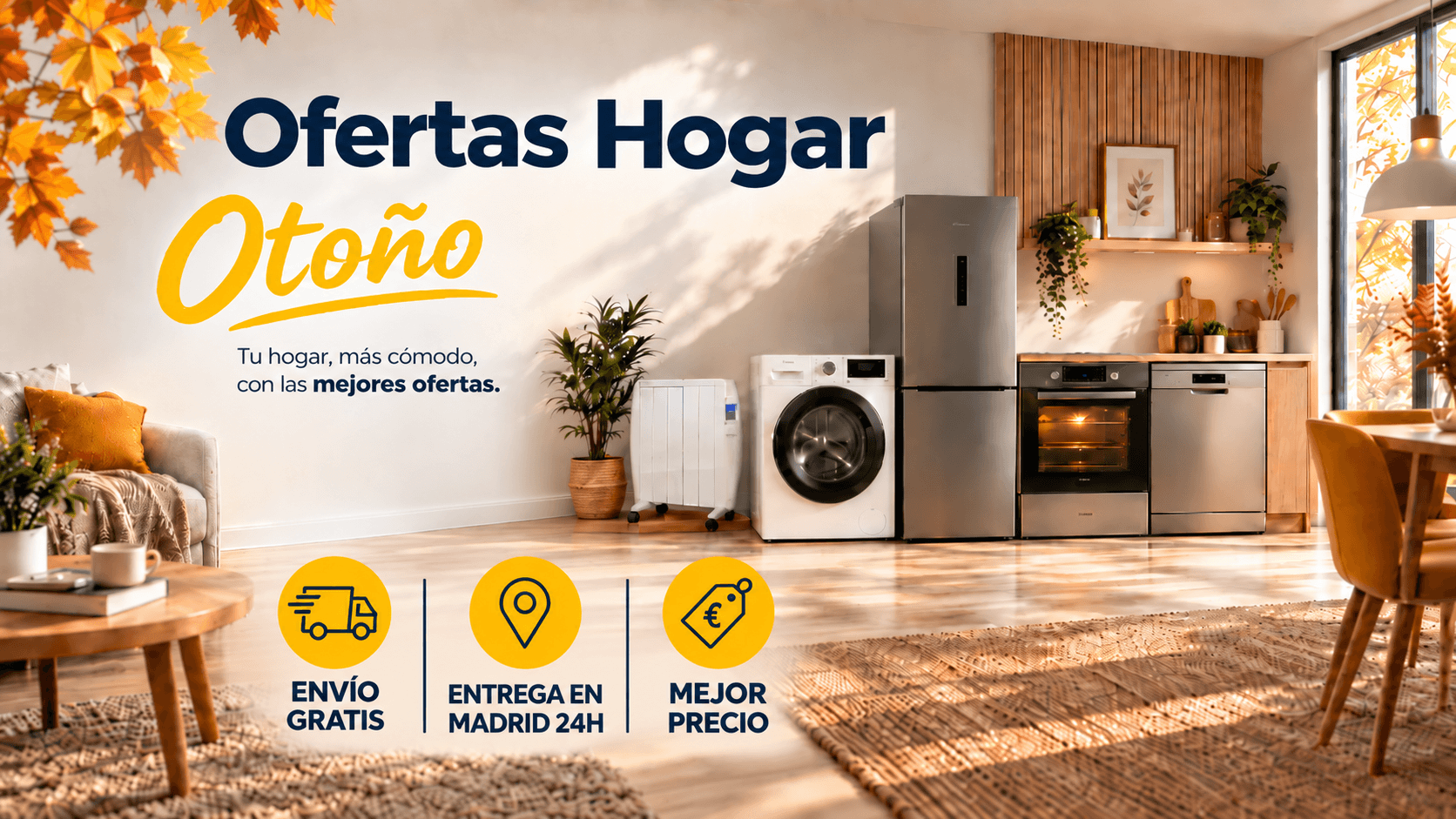 Campaña Otoño Electrodomésticos