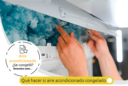 que hacer cuando el aire acondicionado se congela