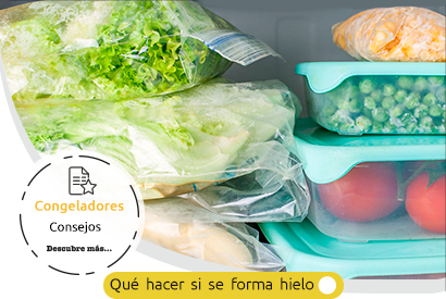 que hacer si se hace hielo en el congelador