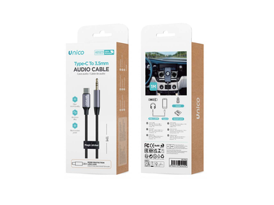 Adaptador Unico AD1273 USB C / JACK 3,5MM 1M