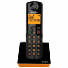 Alcatel DEC S280 BLACK+ORANGE - Telefono Sobremesa