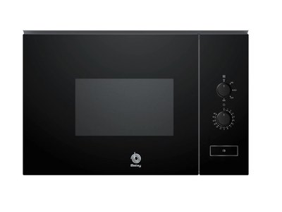 Balay 3CP5002N3 - Horno Microondas Integrable 20 Litros Con Grill Negro