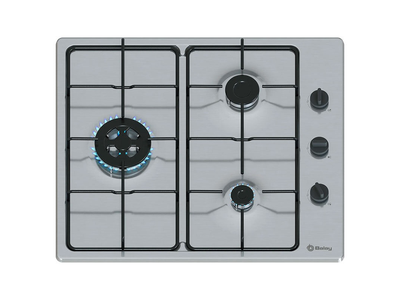 Balay 3ETX463BB - Encimera De Gas 3 Zonas Coccion Ancho 60 Cm