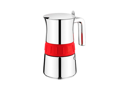 Bra A170568 - Cafetera Italiana 10 Tz. Elegance Red