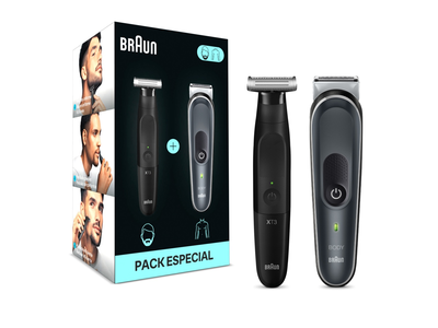 Braun BG5360+XT3100 - Afeitadora Recargable 2 Cabezales