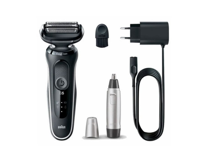 Braun PACK 51W100 SERIE 5 +EN10 - Afeitadora Recargable 1 Cabezal