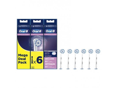 Braun SENSITIVE 6CT - Recambio Cepillo Dental