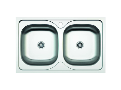 Cata C-2 AG /C - Fregadero De Cocina Acero 79 Cm 2 Cubetas 0 Escurridor