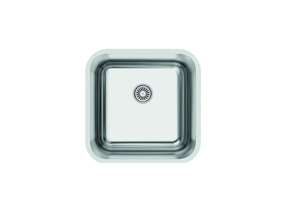 Cata CB 40-40 /E - Fregadero De Cocina Acero 445 Cm 1 Cubeta 0 Escurridor