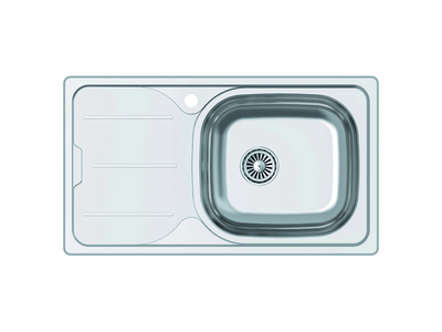 Cata CDS-1 EI /A - Fregadero De Cocina Acero 76 Cm 1 Cubeta 1 Escurridor