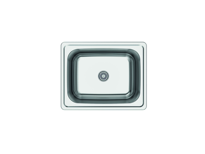 Cata CSS-1 /A - Fregadero De Cocina Acero 50 Cm 1 Cubeta 0 Escurridor