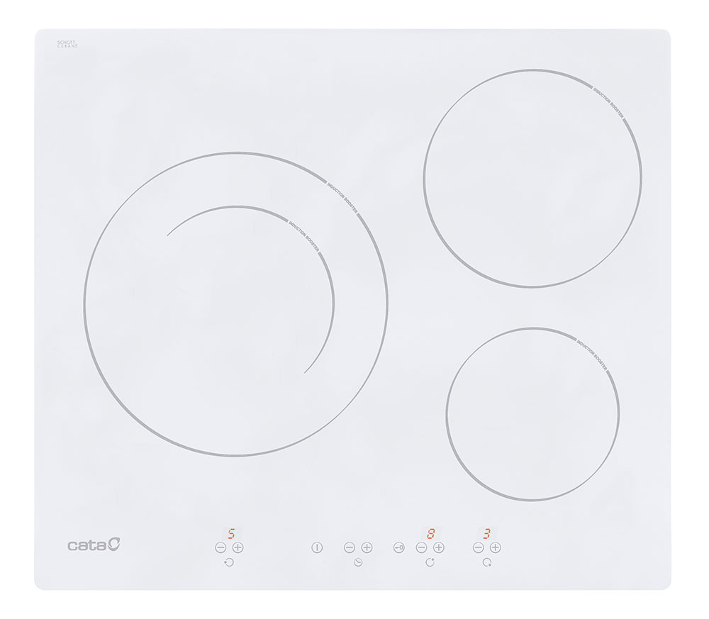 Cata IB6203WH - Vitroceramica Induccion 3 Zonas Coccion Ancho 60 Cm |  ElectroNow