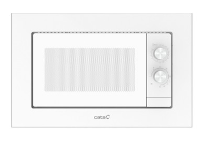 Cata MC B200 MM WH - Horno Microondas Integrable 20 Litros Con Grill Blanco
