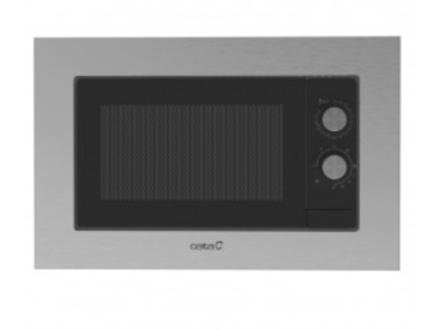Cata MC B200 MM X - Horno Microondas Integrable 20 Litros Con Grill Inox