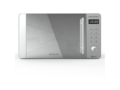 Cecotec MICROONDAS 20L CON GRILL PROCLEAN 5120 M - Horno Microondas Con Grill 19 Litros Inox
