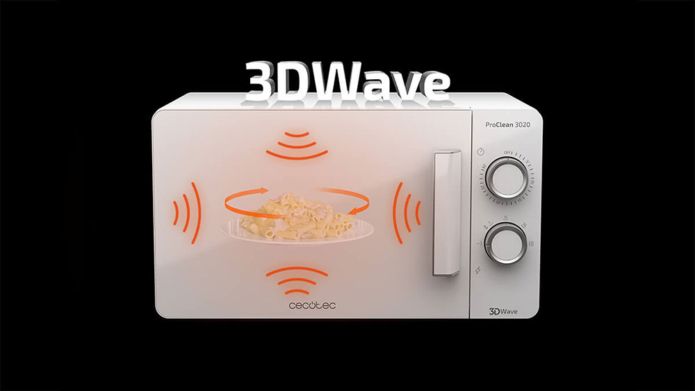 Cecotec PROCLEAN 3020 - Horno Microondas Sin Grill 20 Litros Blanco |  ElectroNow