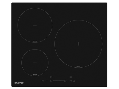 Daewoo BH6ISF31BNM-ES - Vitroceramica Induccion 3 Zonas Coccion Ancho 60 Cm