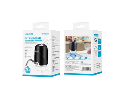 Dispensador de agua electrico Unico WD5123 1200mAh Negro
