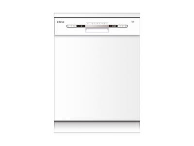 Edesa EDW-6230 WH /A - Lavavajillas 60 Cm D 13 Cubiertos Blanco