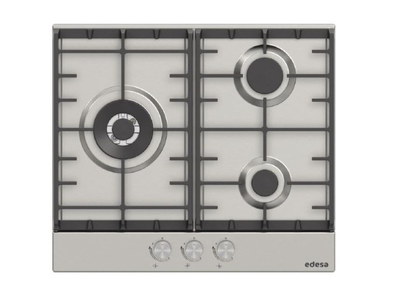 Edesa EGX-6031 TI TR CI B - Encimera De Gas 4 Zonas Coccion Ancho 56 Cm