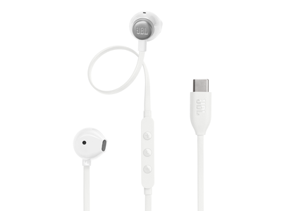 Jbl TUNE 305C USB-C WHITE - Auriculares De Boton