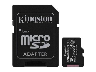 Kingston MICRO SD 512 GB CL10 SDCS2/512GB 1A - Tarjetas De Memoria Microsd 256 Gb