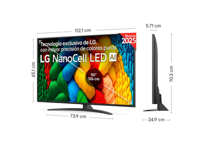 Lg 50NANO81A6A - Televisor Led Smart Tv 50" 4k