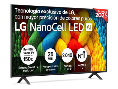 Lg 55NANO80A6B.AEU - Televisor Led Smart Tv 55" 4k