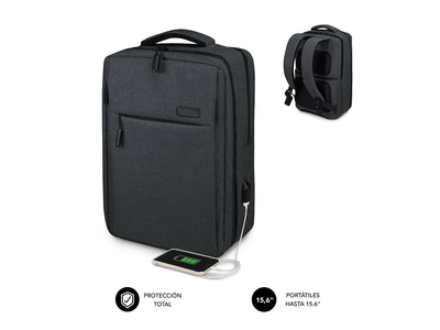 MOCHILA SUBBLIM TRAVELLER AIRPADDING BACKPACK 15,6" GREY