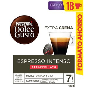 Nestle ESPRESSO INTENSO DESCAFEINADO X18 - Capsula Cafe