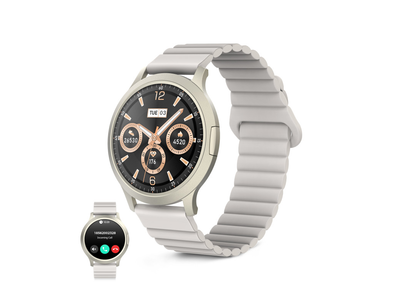 RELOJ INTELIGENTE KSIX CORE 3 BEIGE AMOLED 1.32"