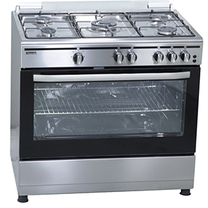 Rommer CHG 960 X FG BUT - Cocina De Gas 5 Zonas Coccion Inox
