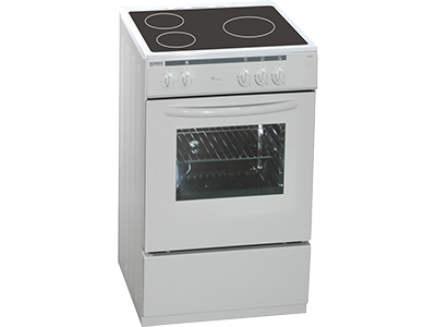 Rommer CVH-51 ELEC VITRO - Cocina Con Vitroceramica 3 Zonas Coccion Blanca