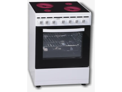 Rommer CVH-64 ELEC VITRO TURBO - Cocina Con Vitroceramica 4 Zonas Coccion Blanca