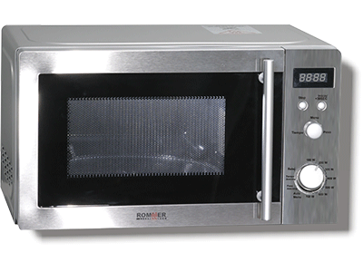 Rommer M-823 S - Horno Microondas Sin Grill 20 Litros Inox