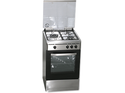 Rommer VCH-356 X FG INOX BUT - Cocina De Gas 3 Zonas Coccion Inox