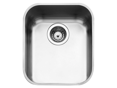 Smeg UM40L - Fregadero De Cocina Acero 40 Cm 1 Cubeta 0 Escurridor Bajo Encimera