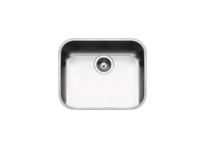 Smeg UM50 - Fregadero De Cocina Acero 50 Cm 1 Cubeta 0 Escurridor Bajo Encimera