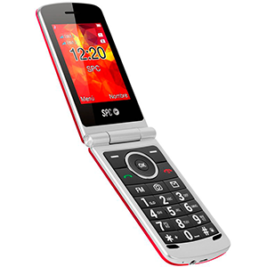 Spc OPAL 2318R ROJO - Telefono Movil 2,4"