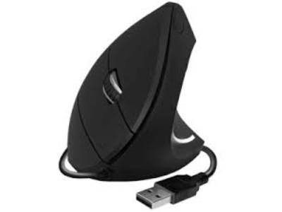 Subblim GLIDE VERTICAL ERGO WIRED MOUSE BLACK - Raton