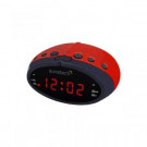 Sunstech FRD16RD - Radio Reloj Rojo