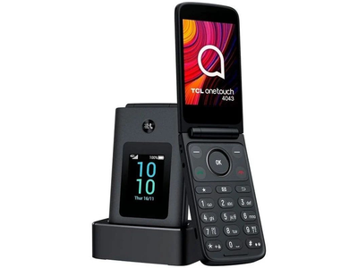 Tcl 4043D ONETOUCH 3,20" DUAL 4G GRIS -     Telefono Movil  2,4"