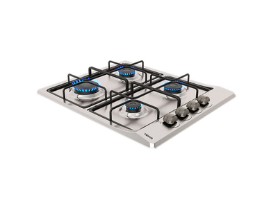 Teka E/60.3 4G BUT - Encimera De Gas 4 Zonas Coccion Ancho 60 Cm