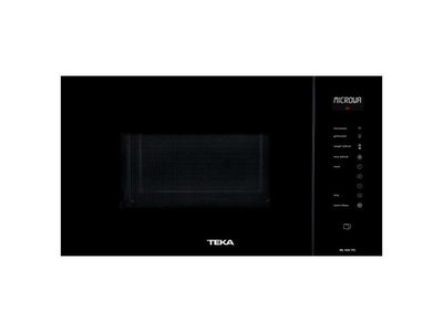 Teka ML 825 CRISTAL NEGRO - Horno Microondas Integrable 25 Litros Con Grill Negro