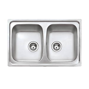 Teka STARBRIGHT 80 E-XP 2C Ø - Fregadero De Cocina Acero 80 Cm 2 Cubetas 0 Escurridor