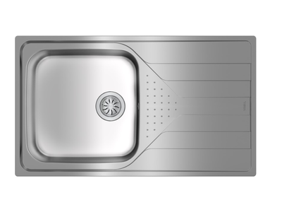 Teka UNIVERSE 50 T-XP 1C 1E PLUS D - Fregadero De Cocina Acero 51 Cm 1 Cubeta 1 Escurridor