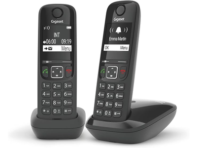 Telefono Siemens Gigaset AS690 Duo Black